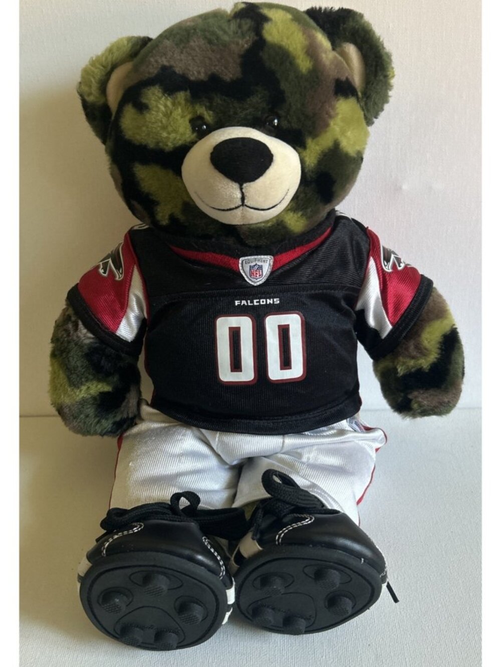 Build a Bear Camo Bear Atlanta Falcons Football Jersey Pants Cleats BAB - Picture 13 of 13
